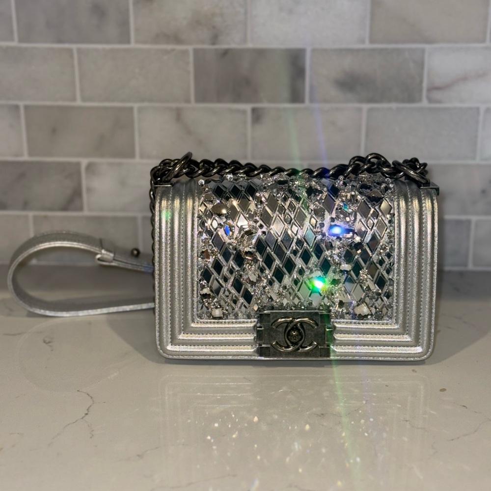 Chanel Crystal Embellished Boy Flap Bag